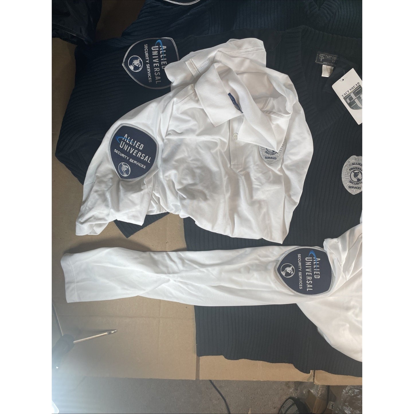 huge Allied Universal Security Uniform Lot Shirt Sweater Jacket Vest 345XL 2G83