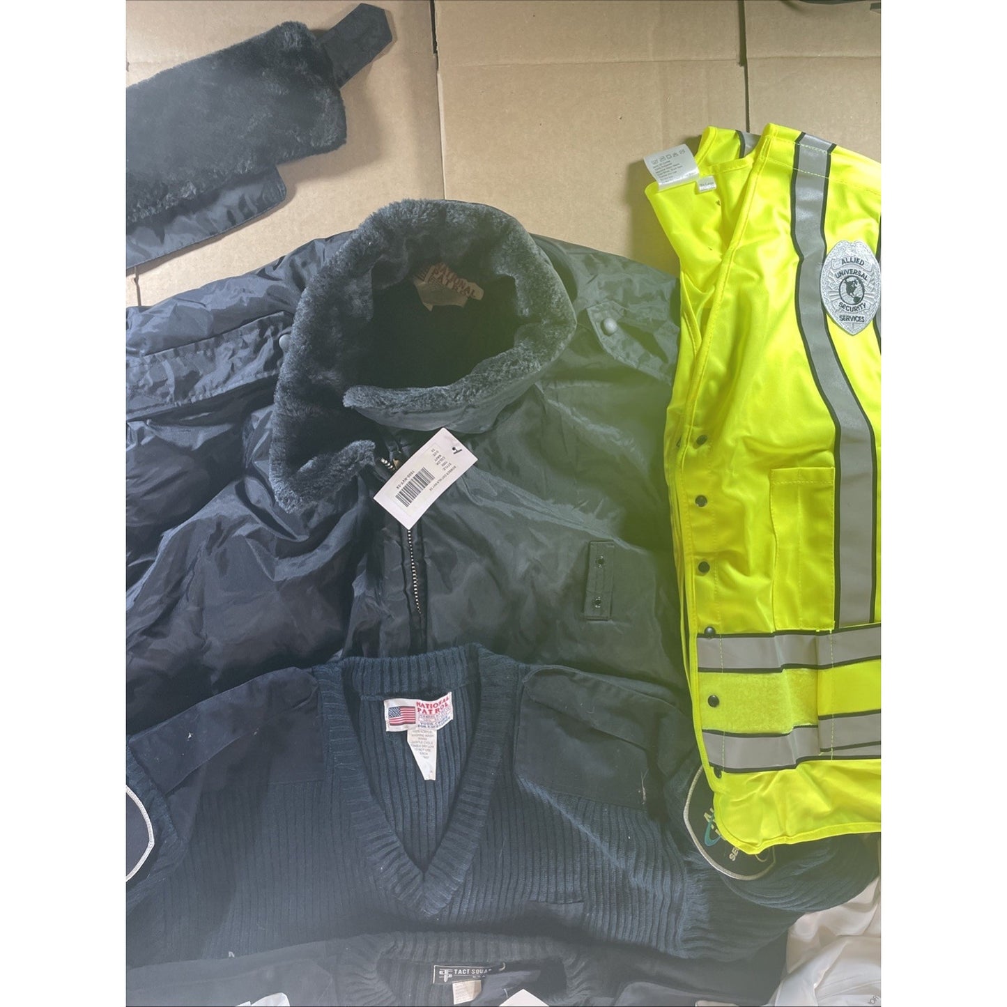 huge Allied Universal Security Uniform Lot Shirt Sweater Jacket Vest 345XL 2G83