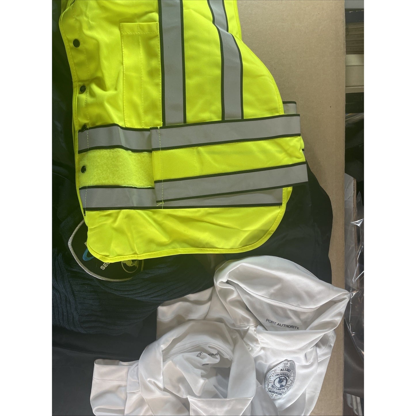 huge Allied Universal Security Uniform Lot Shirt Sweater Jacket Vest 345XL 2G83