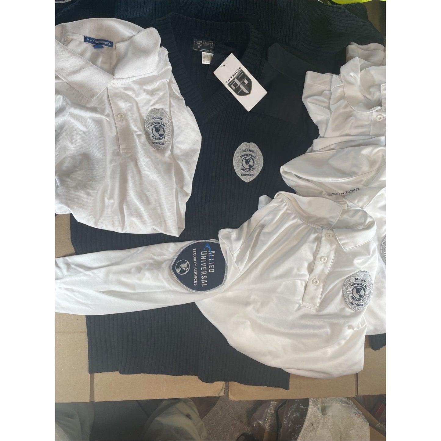 huge Allied Universal Security Uniform Lot Shirt Sweater Jacket Vest 345XL 2G83