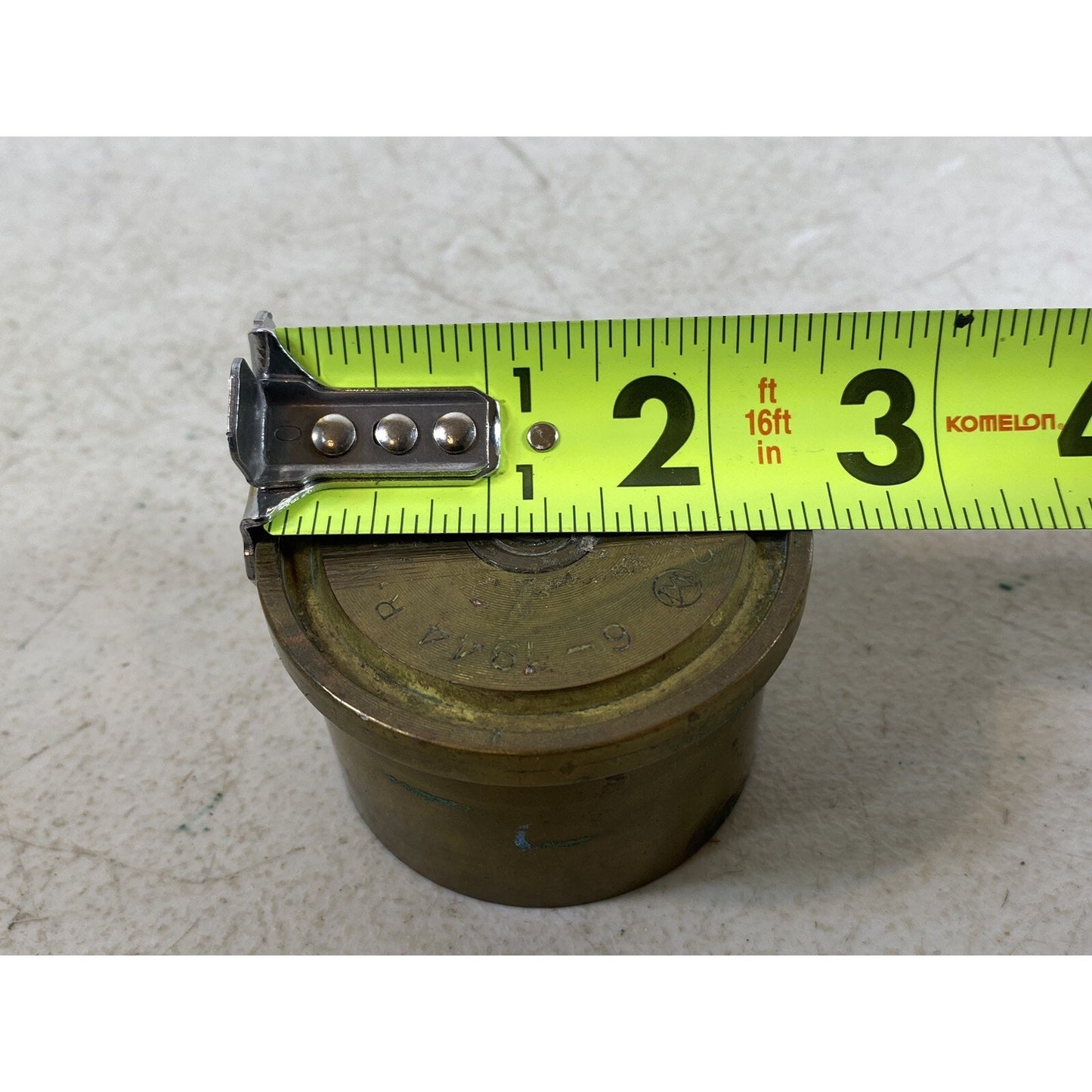 WW2 6-1944 Lot 781 40mm MK2 Bullet Kamikaze attack Shell Case 50B3