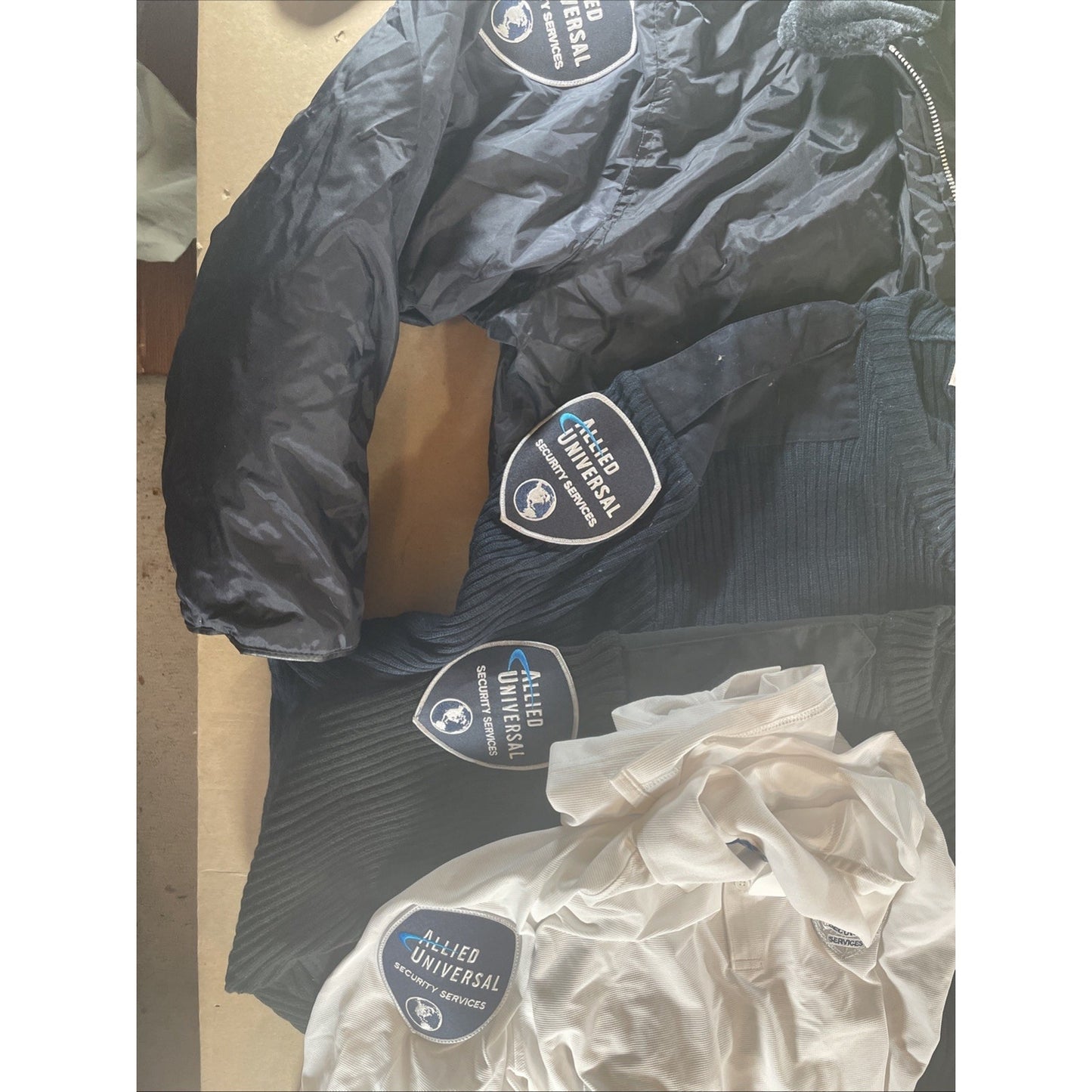 huge Allied Universal Security Uniform Lot Shirt Sweater Jacket Vest 345XL 2G83