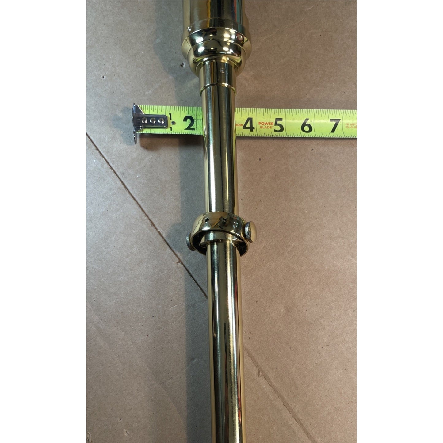 RARE Brass Stick Ship Gimbal Barometer Marine Nautical VINTAGE BOAT GAUGE 89S19