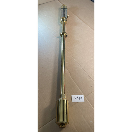 RARE Brass Stick Ship Gimbal Barometer Marine Nautical VINTAGE BOAT GAUGE 89S19