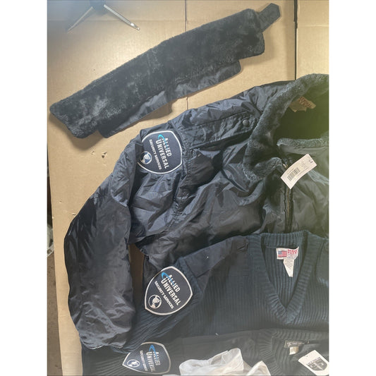 huge Allied Universal Security Uniform Lot Shirt Sweater Jacket Vest 345XL 2G83