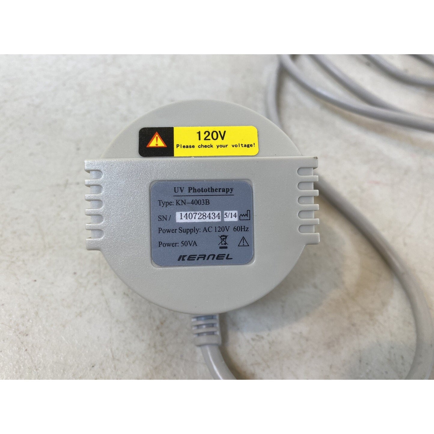 Kernel 120V UV Phototherapy Type KN-4003B Device Electronic Working 19C21