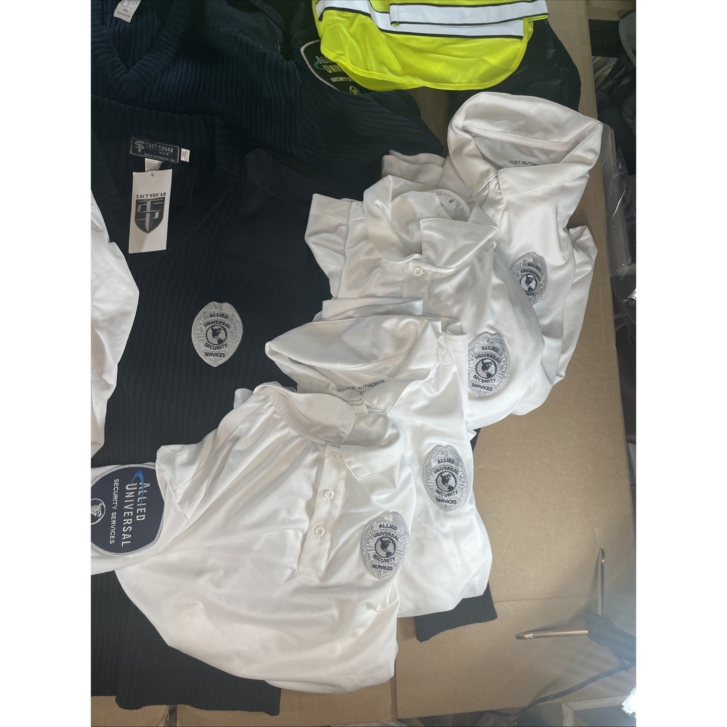 huge Allied Universal Security Uniform Lot Shirt Sweater Jacket Vest 345XL 2G83