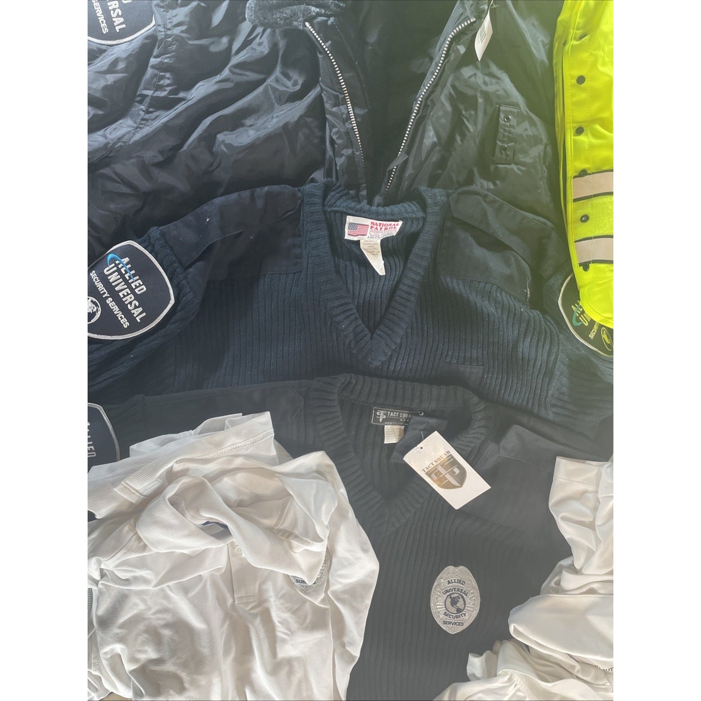 huge Allied Universal Security Uniform Lot Shirt Sweater Jacket Vest 345XL 2G83
